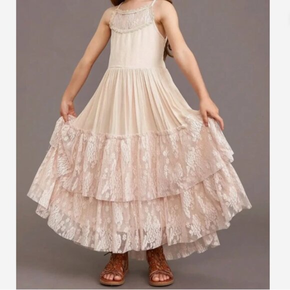 Joyfolie Other - Joyfolie Mia Joy - Kids Girls Long Lace Design Birthday Party Dres- Size 10